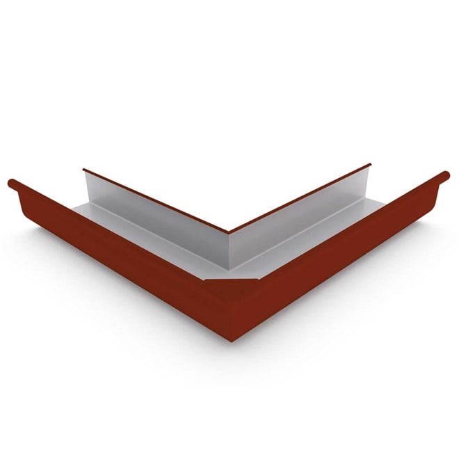 Quad Gutter 150 External Mitre Heritage Red