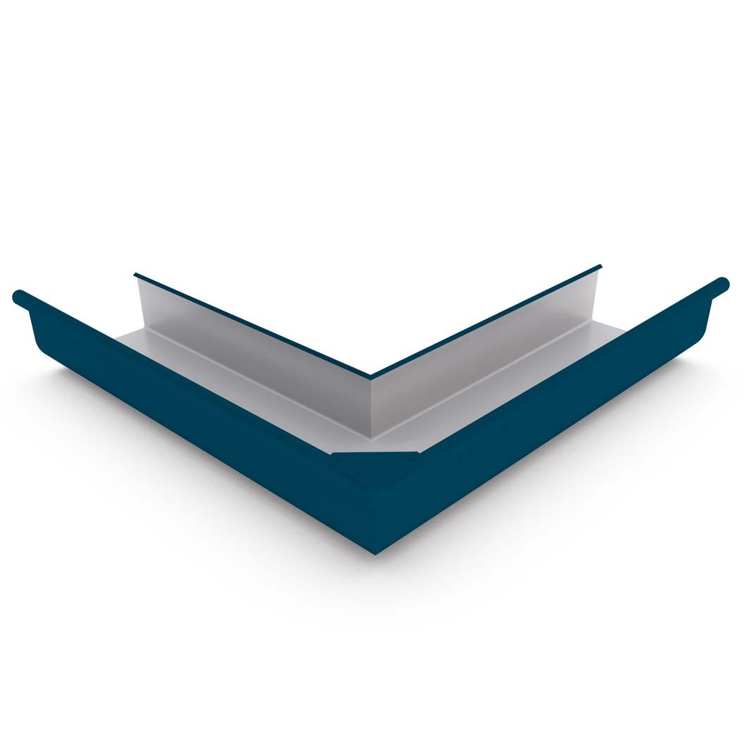 Quad Gutter 150 External Mitre Mountain Blue