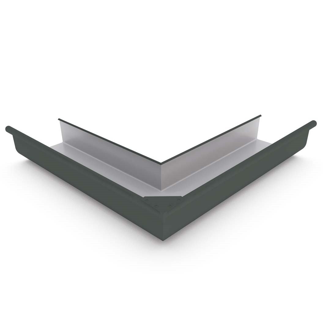 Quad Gutter 150 External Mitre Slate Grey