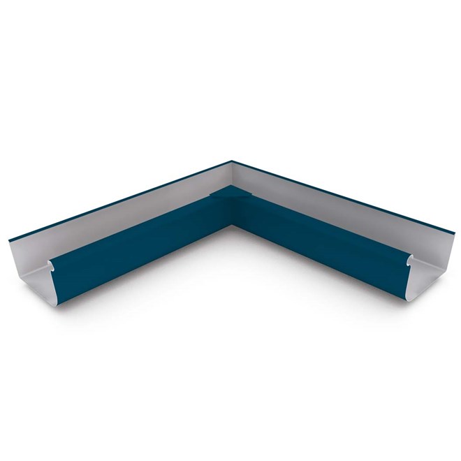 Quad Gutter 150 Internal Mitre Mountain Blue