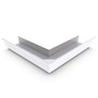 Quad Gutter 175 External Mitre Off White