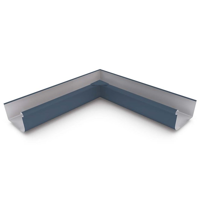 Quad Gutter 175 Internal Mitre Dark Stone