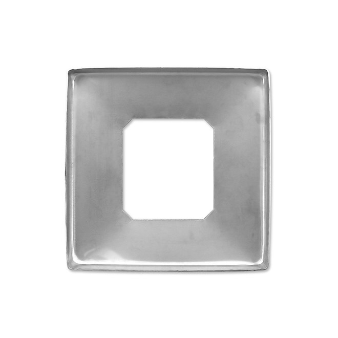 Domical Cover Base Plate Square Polished