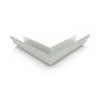 S Gutter External Mitre Zinc/Aluminium