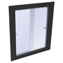 Shed Sliding Window Gun Metal Grey