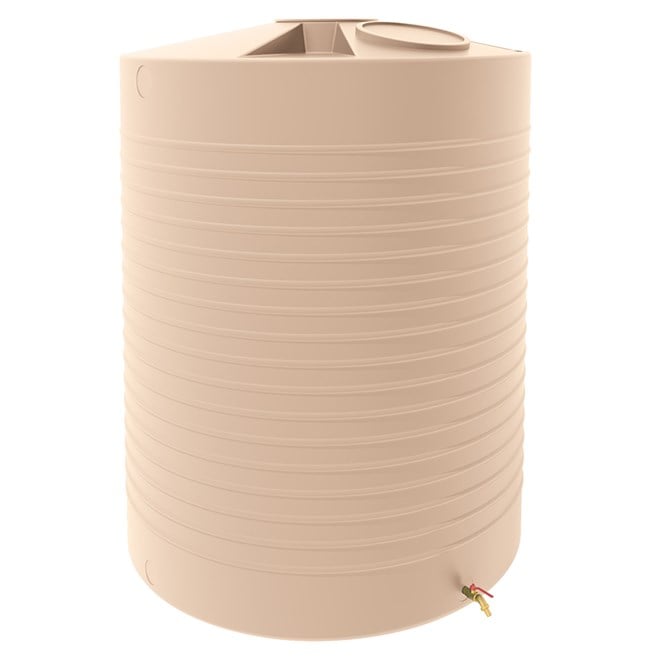 Stratco Poly Aqua-Line Water Tank 5000L Bronze Olive