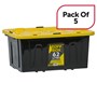 Industrial TUFF Box 62L 5 Pack
