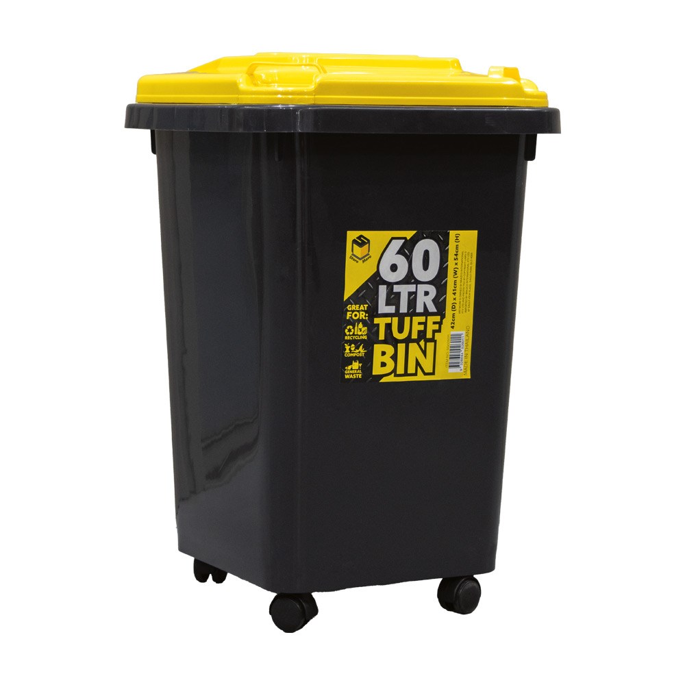 TUFF 60L Bin On Wheels