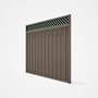 Good Neighbour® Superdek® Screen Top Extension Panel Frame: Beige, Lattice: Green