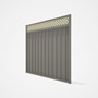 Good Neighbour® Superdek® Screen Top Extension Panel Frame: Birch, Lattice: Cream