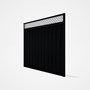 Good Neighbour® Superdek® Screen Top Extension Panel Frame: Gun Metal, Lattice: White