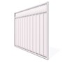 Good Neighbour® Lattice Screen Top Superdek® Panel Standard .32 BMT 2.1m High Sheet: Beige, Frame: S