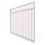 Good Neighbour® Lattice Screen Top Superdek® Panel Standard .32 BMT 2.1m High Sheet: Primrose, Frame