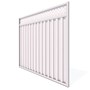 Good Neighbour® Lattice Screen Top Wavelok® Panel Premium .35 BMT 1.5m High Sheet: Primrose, Frame: 