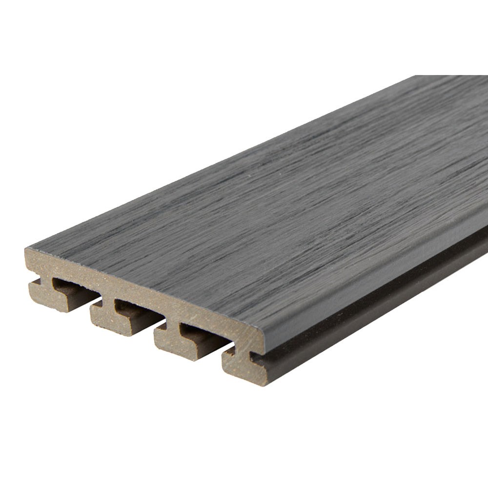 Eva-Last Infinity Grooved Composite Decking Board Concrete Grey 5450mm