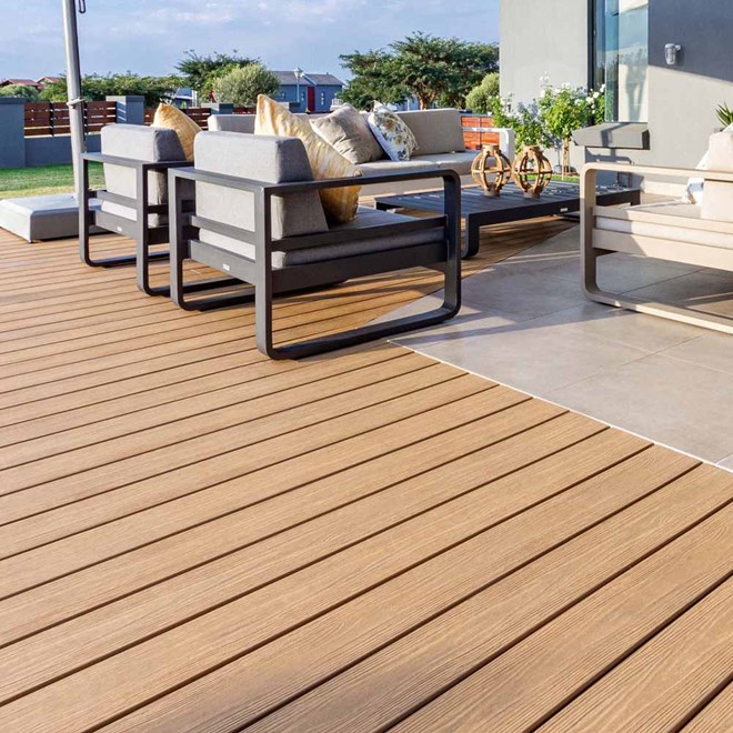 Eva-last Apex Plus Composite Decking 190x24mm Square Edge Himalayan Cedar 5400mm