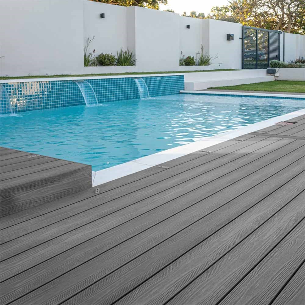 Eva-last Apex Plus Composite Decking 190x24mm Grooved Edge Alaskan Driftwood 5400mm