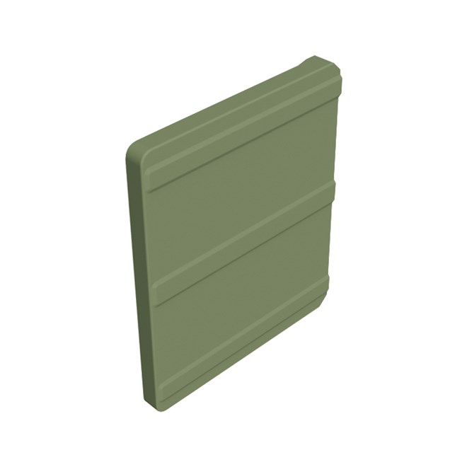 VFM Gutter Stop End Left Hand Mist Green